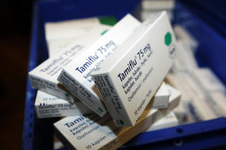 BEHANDLINGEN: Influensapreparatet Tamiflu, som den norske staten har hamstret, er medisinen to�ringen n� behandles med. Foto: CORNELIUS POPPE/SCANPIX