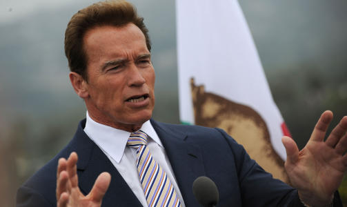  California-guvern�r Arnold Schwarzenegger har erkl�rt unntakstilstand i staten. Foto: SCANPIX/AFP PHOTO Robyn BECK