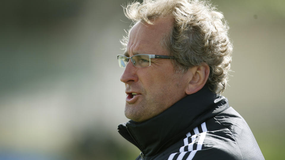 M�TTE REISE TIL SVERIGE: Rosenborg-trener Erik Hamr�n. Foto: Terje Bendiksby / SCANPIX