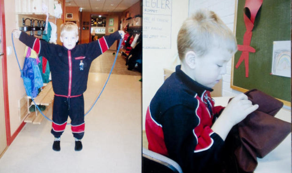 MISHANDLET TIL D�DE:   Christoffer Kihle Gjerstrad (8) d�de 2. februar 2005.