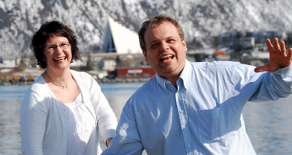 SVARER: Fr�ydis Daleng og Knut Hansvold fra VisitTroms� stiller i nettm�te med leserne. Foto: PRIVAT