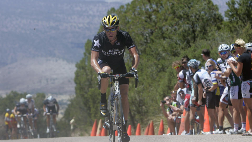 TILBAKE: Lance Armstrong er tilbake i konkurranse igjen, i amerikanske Tour of Gila. Foto: AP