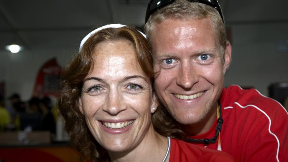 RASKE S�SKEN:  Kjersti Tysse Pl�tzer og Erik Tysse henholdsvis vant og fikk andreplass i kappgangkonkurransene i Italia i dag. Her er de to avbildet under sommerens Beijing-OL.Foto: Cornelius Poppe / SCANPIX