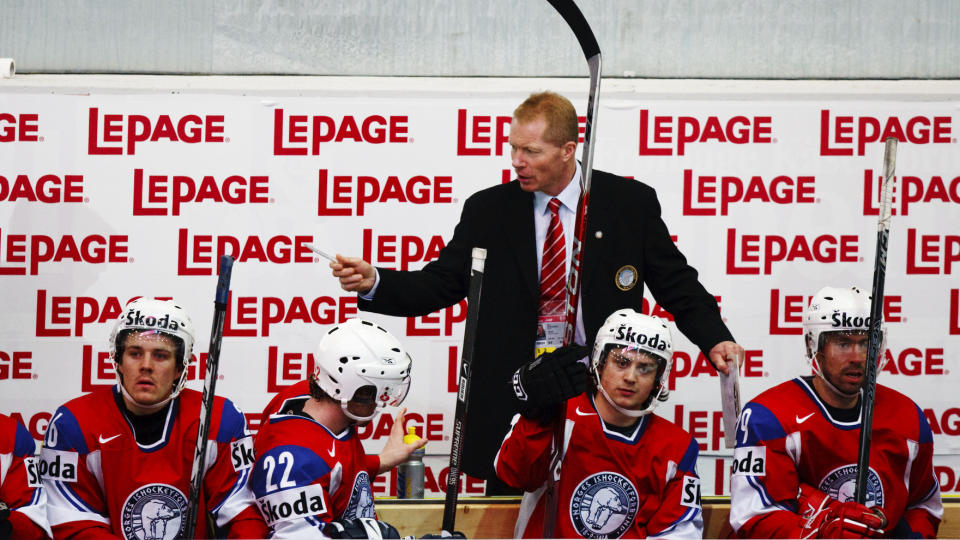 LEVNES INGEN SJANSE: Roy Johansen og de norske ishockeyspillerne m�ter Canada klokka 16 i dag.
Foto: Cornelius Poppe / SCANPIX