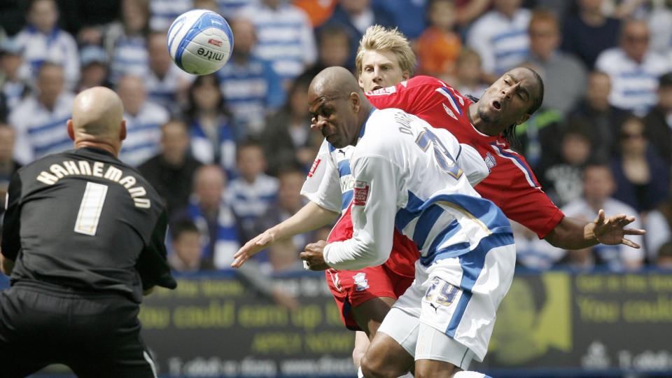 MISTET OPPRYKKET HJEMME: Reading hadde rykket opp med seier mot Birmingham, men med seier 2-1 var det i stedet Birmingham som rykket direkte opp. Foto: AFP