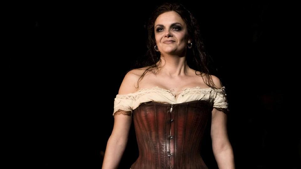DRAMATISK: Hege H�is�ter i rollen som Carmen. Foto: ERIK BERG