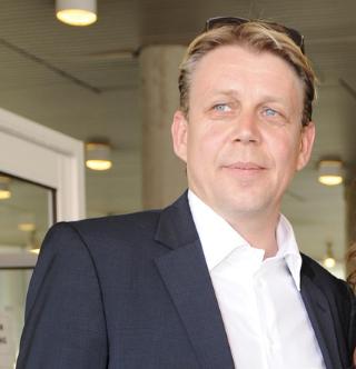 VIL IKKE SI HVOR MYE HUN F�R: Programdirekt�r Eivind Landsverk i TV Norge sier til VG at detaljene i forliket med Trine Grung er hemmelige. Foto: Tor Erik H. Mathiesen / SCANPIX