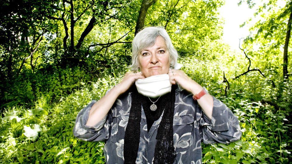 KAN M�TE DEMONSTRANTER: Nina Karin Monsen vil ikke bli m�tt med bare godord n�r hun ankommer Operahuset for � ta imot Fritt Ord-prisen i kveld. Foto: ANNIKEN MOHR