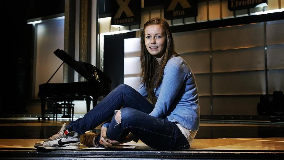 SYNGER: Lydia Hoen Tjore (14) synger �The Prayer� av Josh Groban i kveldens finale. Hun har ogs� f�tt tilbud om � synge hos en operafestival i K�benhavn.