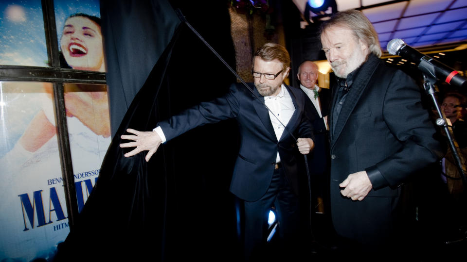 NYE SANGER: Bj�rn Ulvaeus og Benny Andersson har skrevet flere nye popsanger sammen, for f�rste gang �p� mange �r�, sier Benny til BBC.Foto: Stian Lysberg Solum/SCANPIX
