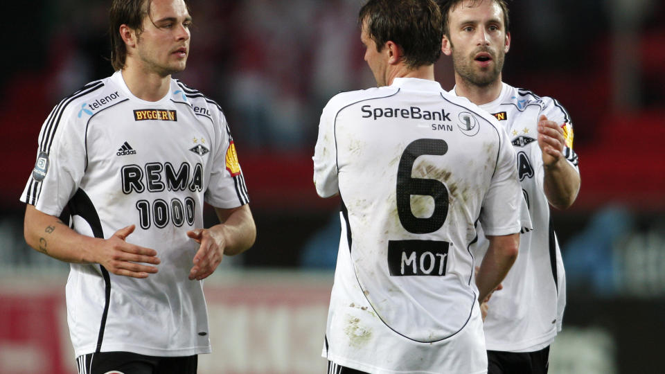 GJ�R DET BRA P� BANEN: RBKs Rade Prica (t.h.), Roar Strand og Vadim Demidov har hatt en god sesongstart. Men klubben deres sliter med �konomien. 
Foto: Gorm Kallestad/SCANPIX
