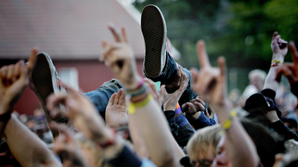 FESTIVALSTEMNING: Norge har musikkfester for enhver smak. Vi hjelper det � finne den som passer din. Foto: Lars Eivind Bones