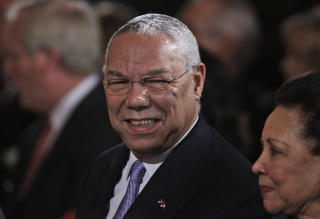COLIN POWELL: - Powell er bare nok en liberaler. Han burde slutte ringen � bli demokrat, sier Cheney om Powell. (AP Photo/Ron Edmonds, FILE)
