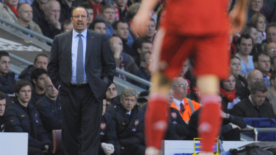 VIL FORSTERKE LAGET: Liverpool amerikanske eiere er rammet av finanskrisen. Pengemangelen bekymrer Liverpool-sjef Rafa Benitez. Foto: AFP/ANDREW YATES