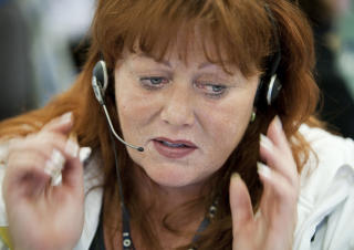 F�R KJEFT: Konsulent Anita Knutsmoen f�r mye kjeft p� jobb om dagen. Foto: ESPEN R�ST.
