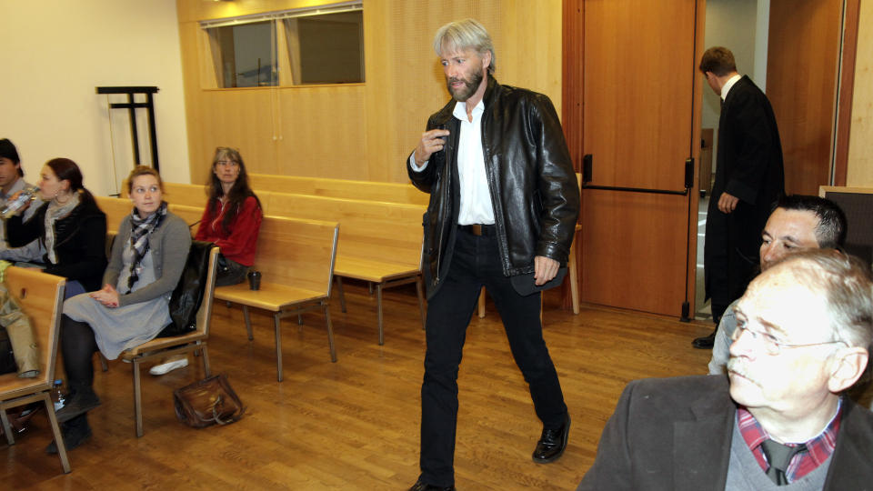 VITNET I RETTEN: UNE-direkt�r Terje Sjeggestad har anmeldt den tidligere lederen i Oslo RV, Beret Wedrner, for telefonsjikane. Foto: GEIR B�LSTAD