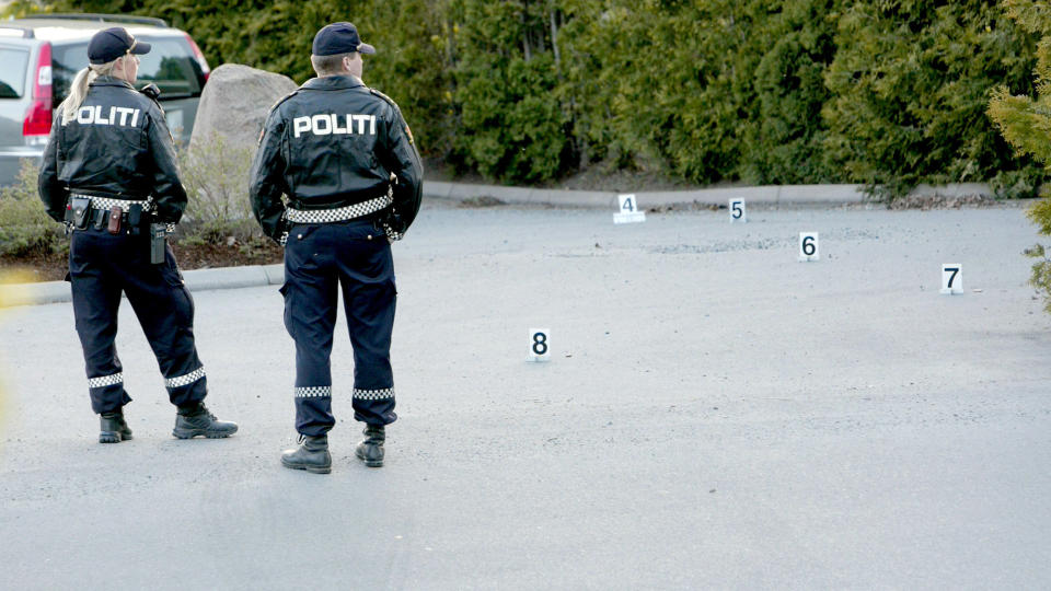 AVFYRTE EN REKKE SKUDD: Politiet er i sluttfasen av etterforskingen av saken. Foto: Stian Lysberg Solum/Scanpix