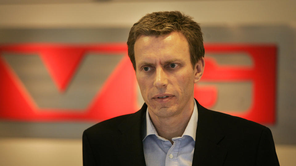 NY SJEF: Tidligere VG-direkt�r Rolv Erik Ryssdal blir ny konsernsjef i Schibsted etter Kjell Aamot.  Foto: SCANPIX