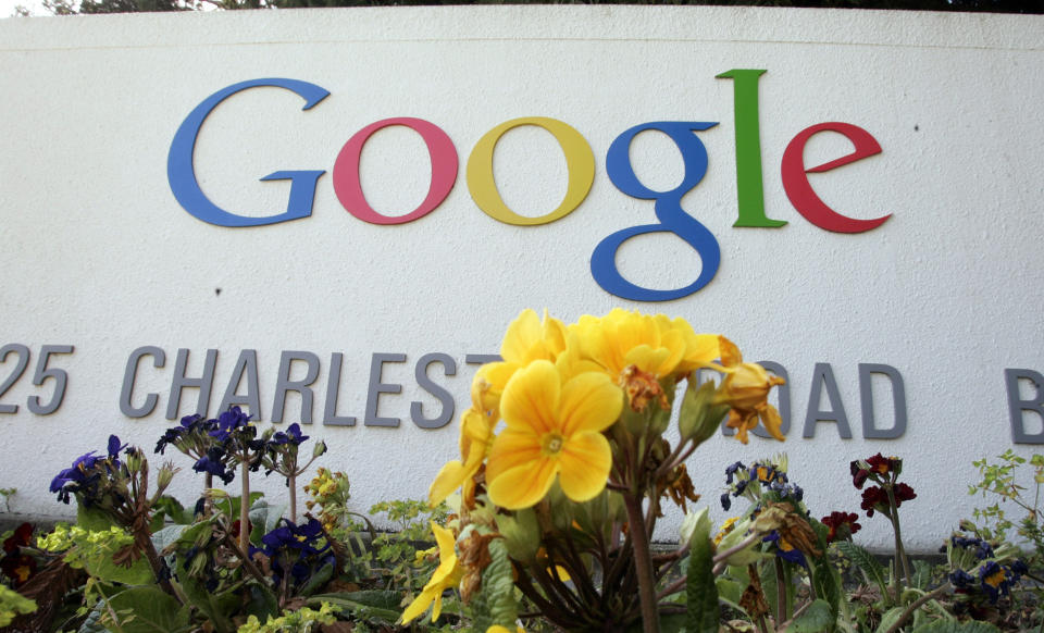 PROBLEMER: S�kegiganten Google har i ettermiddag og kveld slitt med tekniske problemer. Foto: AP Photo/Paul Sakuma