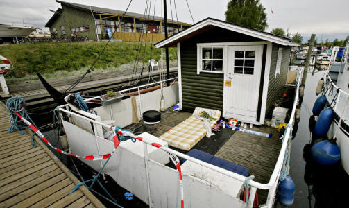 FUNNET I HUSB�TEN: Den norske studenten ble funnet d�d i husb�ten han bodde i. Foto: KRISTIAN RIDDER NIELSEN/DAGBLADET