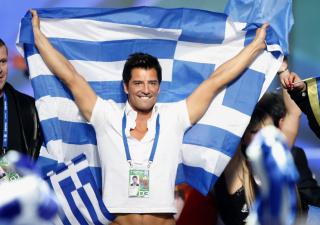 KOMPISER: Sakis Rouvas har v�rt en venn av Kirkorov i mange �r, kommer det fram n�. REUTERS/Sergei Karpukhin  (RUSSIA ENTERTAINMENT)