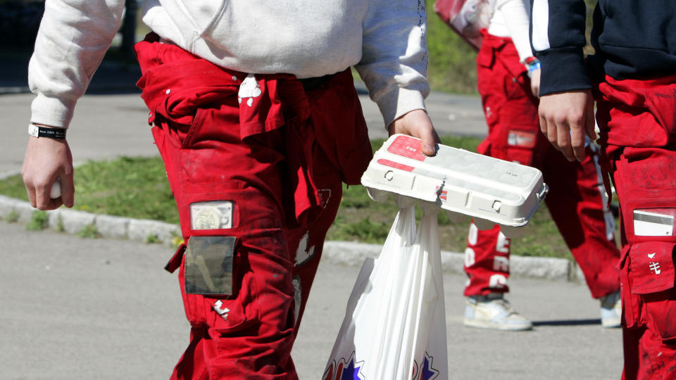 RUSSESTREKER: Lillehammer-russen har allerede startet neste �rs feiring, til medelevers og foreldres fortvilelse. Foto: Heiko Junge / SCANPIX