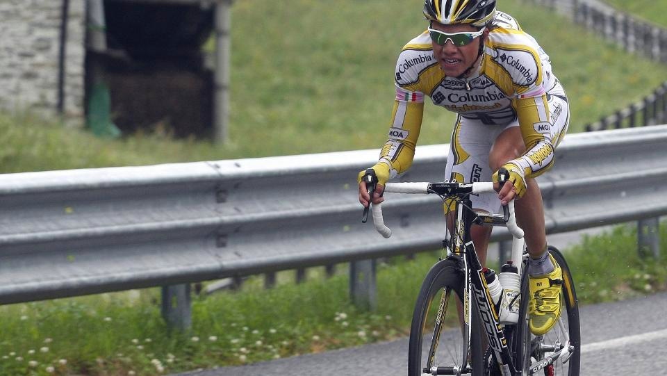 TREDJE PALLPLASS P� RAD:Edvald Boasson Hagen kj�rte inn til ny andreplass i Giro d'Italia i dag, etter andreplass torsdag og etappeseier i g�r.Foto: Luca Bettini, EPA/Scanpix