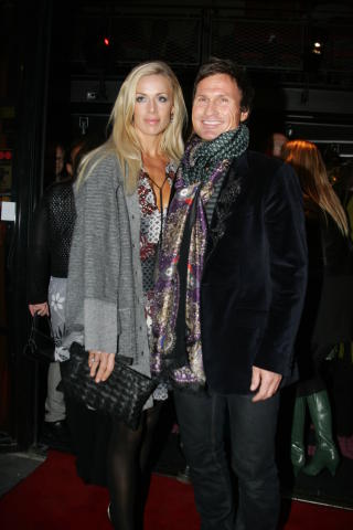 PROFILERT PAR: Her p� den r�de l�peren p� premieren til Anne Kat. H�rlands show i fjor. Foto: Stella Pictures.