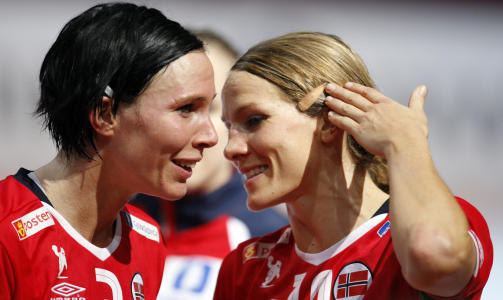 -INSPIRERENDE: Forholdet mellom Katja Nyberg og Gro Hammerseng diskuteres hyppig p� det amerikanske nettstedet. Foto: Scanpix.