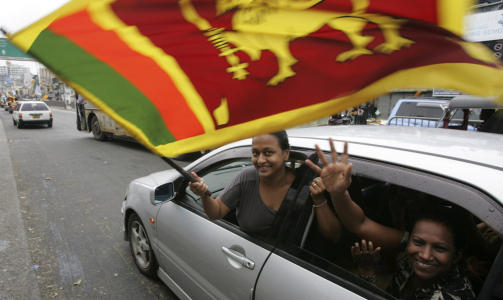 HELLIGDAG: Myndighetene i Sri Lankan har erkl�rt dagen i dag som nasjonal helligdag etter det de anser som en seier i krigen mot Tamiltigrene. Foto: Scanpix