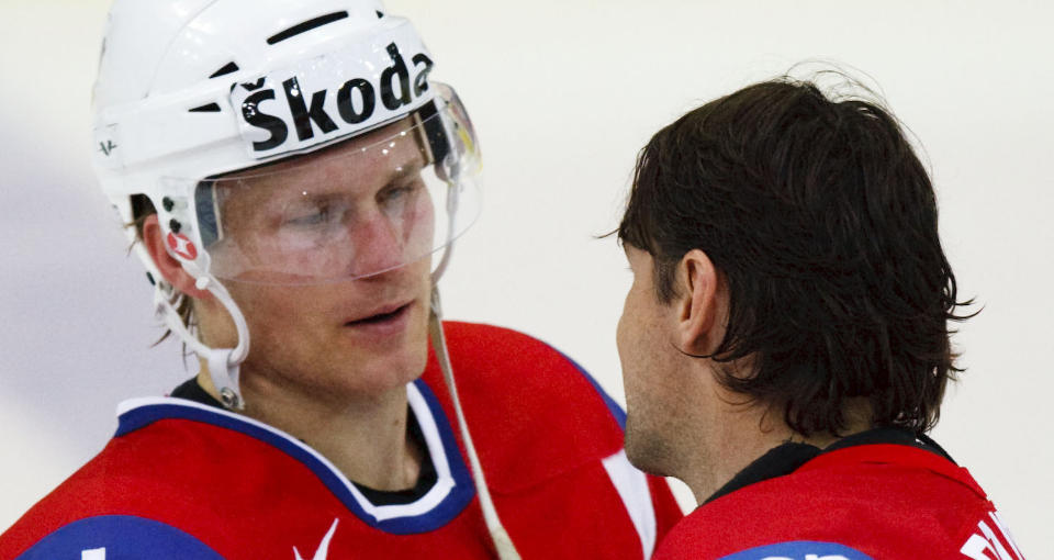 PR�VER LYKKEN I UFA: Patrick Thoresen skal bryne seg i Europas beste liga neste sesong.
Foto: Cornelius Poppe / SCANPIX