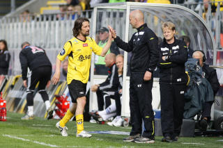 TIDLIG SKADE: Erik Mykland m�tte gi seg etter et kvarter.
Foto: Tor Erik Schr�der  / SCANPIX