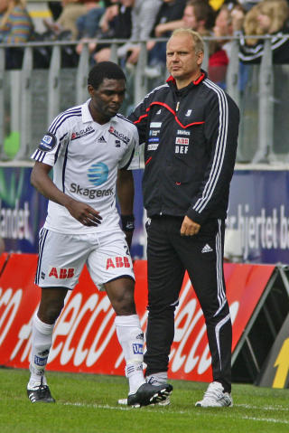 TILBAKE: Chukwuma Bentley Akabueze er tilbake etter karantene for r�dt kort.
Foto: Tor Erik Schr�der / SCANPIX