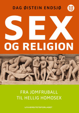 SEXORGIE: Den nye boka Sex og religion av Dag �istein Endsj�, er illustrert med en sex-orgie. Den brukes til � utsmykke et hinduistisk tempel i Khajuraho, India.