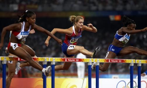 TILBAKE P� BISLETT: Christnia Vukicevic, her fra OL i Beijing, konkurrerer p� Bislett p� l�rdag, for f�rste gang etter skaden. Foto: Cornelius Poppe / SCANPIX