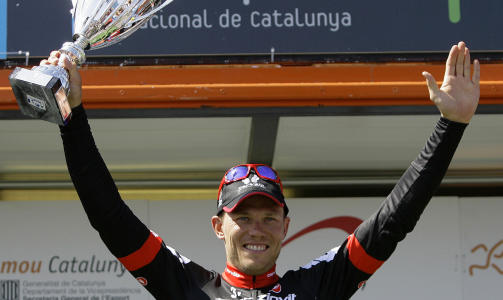 SUKSESSRIK: Thor Hushovd vant f�rste runde av Volta a Catalunya tidligere denne m�neden. AFP PHOTO/ JOSEP LAGO