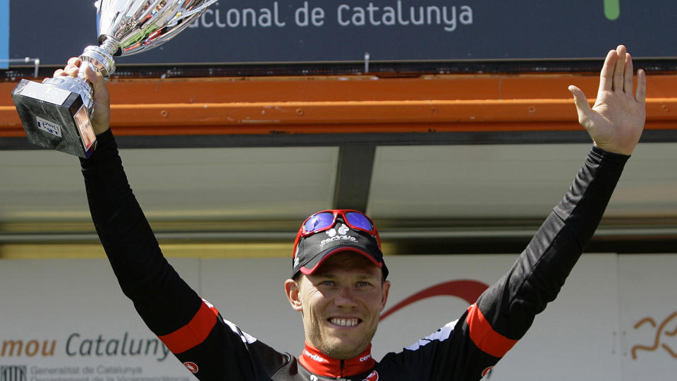 VANT IGJEN: Thor Hushovd tok sin andre individuelle etappeseier i �rets Volta y Catalunya.  Foto: SCANPIX/AFP/ JOSEP LAGO