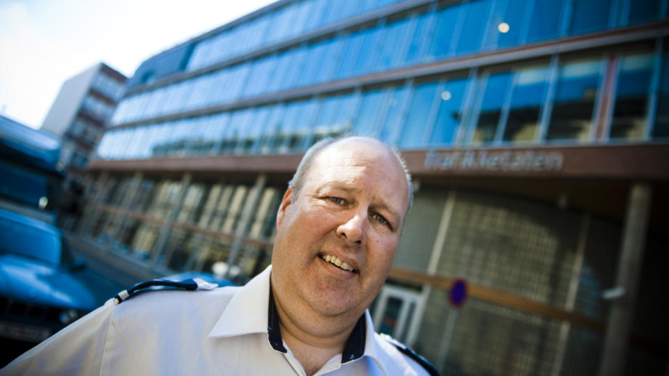 I STREIK? Tillitsvalgte Lars Ole Beichmann i Trafikketaten, sier streikeviljen er stor blant de organiserte i fagforbundet. De har meldt dr�ye 13000 arbeidere klare til streik. Foto: H�kon Eikesdal