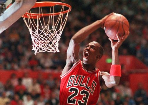 AIR JORDAN: Michael Jordan har inspirert Barcelonas Thierry Henry. Foto: AP