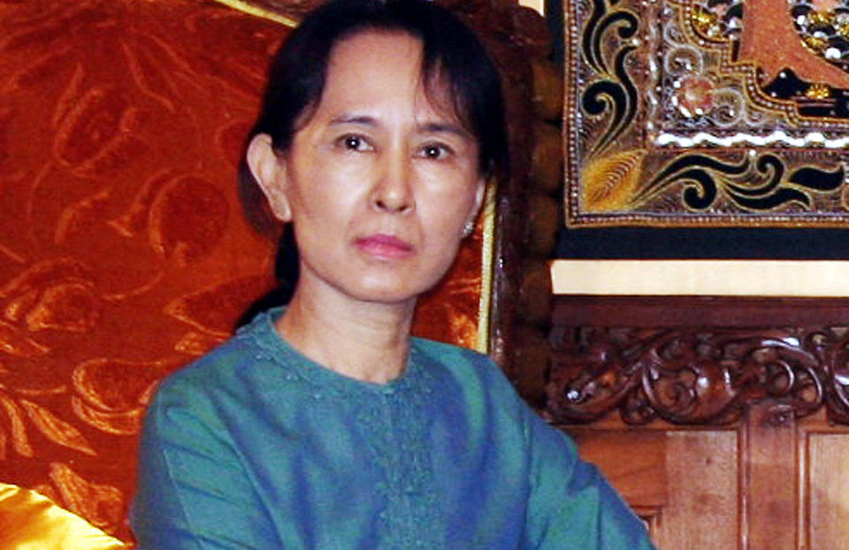 IKKE I HUSARREST, MEN VARETEKTSFENGSLET:  - Jeg vet ikke om det gleder eller skuffer henne, sier Aung San Suu Kyis advokat. Foto: AFP PHOTO / HO / FILES / MYANMAR NEWS AGENCY