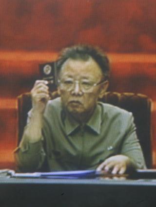 PR�VESPRENGER: Leder Kim Jong-il. Foto: REUTERS/SCANPIX