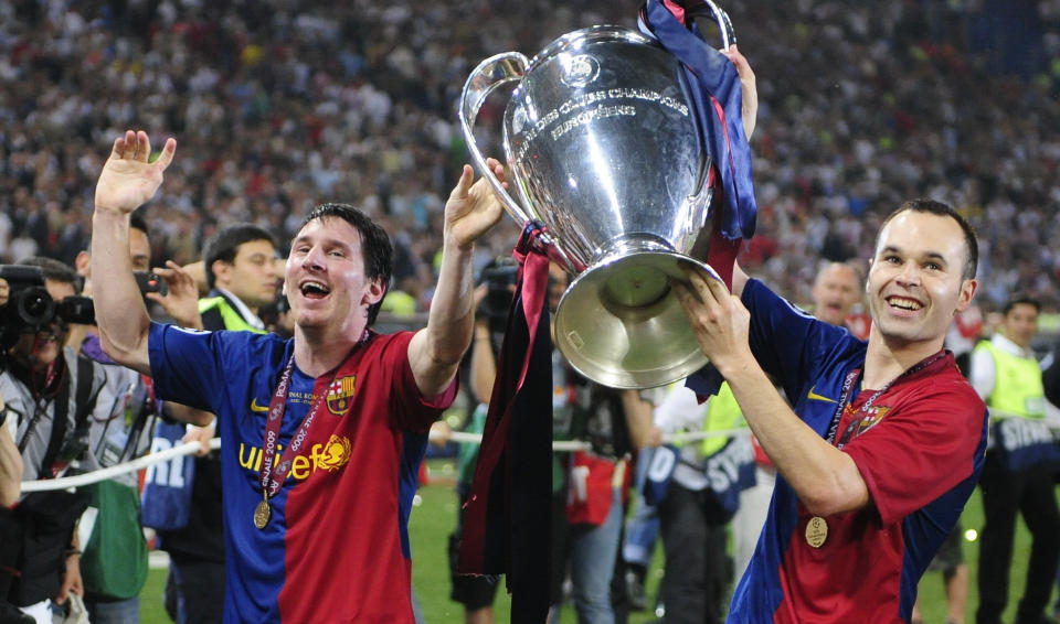 EUROPAS BESTE: Ingen over, ingen ved siden. Barcelona vant Champions League fullt fortjent. Foto: AP