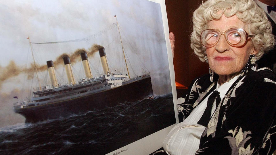 OVERLEVDE:  Millvina Dean (97), den siste gjenlevdende etter skipskatastrofen, (97) var bare noen m�neder gammal da Titanic sank. I helga d�de hun. Foto: AP Photo/PA, John Stillwell/SCANPIX