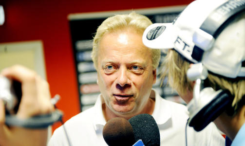 TROR P� BEDRING: FFK-trener Anders Gr�nhagen vet hvor kjedelig det er � g� m�ll�s av banen, men vet ogs� hva det vil si � f� m�let man har ventet p�.Foto:  Jon Olav Nesvold / SCANPIX
