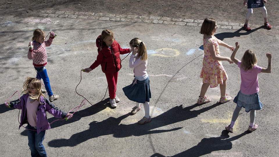 HVIT SKOLE: Bygd�y skole hadde ved siste m�ling 15 prosent minoritetsspr�klige elever. Foto: Henning Lilleg�rd