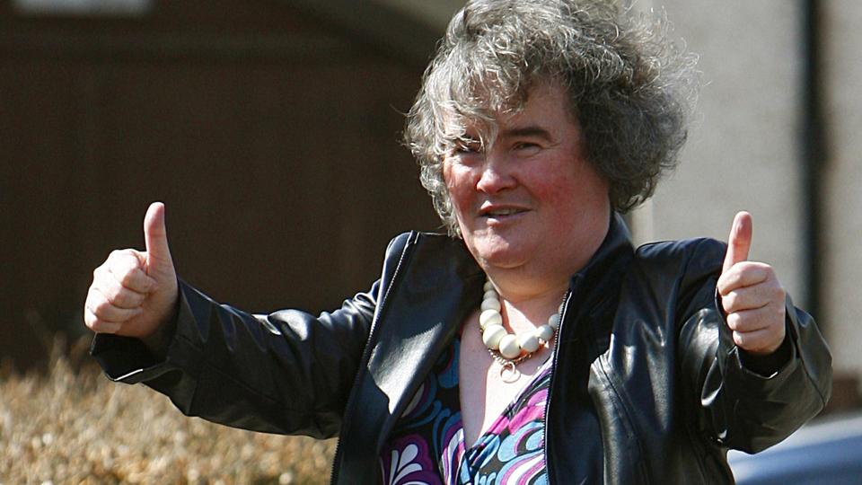 TO TOMLER OPP: Skotske Susan Boyle (48) gikk ikke til topps i �Britain's got talent� i helga - og havnet stikk i strid med alle forventninger p� en andreplass. Foto: DAVID MOIR/REUTERS/SCANPIX
