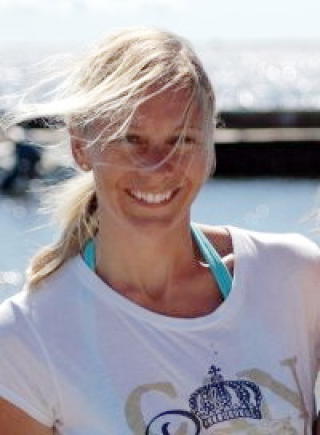 SAVNET: Svenske Christine Badre Schnabl (34) reiste med AF477 sammen med sin fem �r gamle s�nn. Foto: PRIVAT