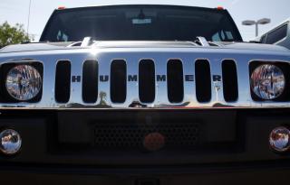 �MADE IN CHINA�:  Patriotmerket Hummer, etterkommeren av Humvee som er standardfeltvognen i det amerikanske forsvaret, skal selges til Kina. Foto: REUTERS/Joshua Lott/SCANPIX