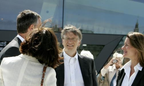 P� DAGSTUR TIL NORGE: Bill og Melinda Gates har blant annet m�tt den spanske presidenten p� sin europatur. Foto: MARIUS GULLIKSRUD/STELLA PICTURES