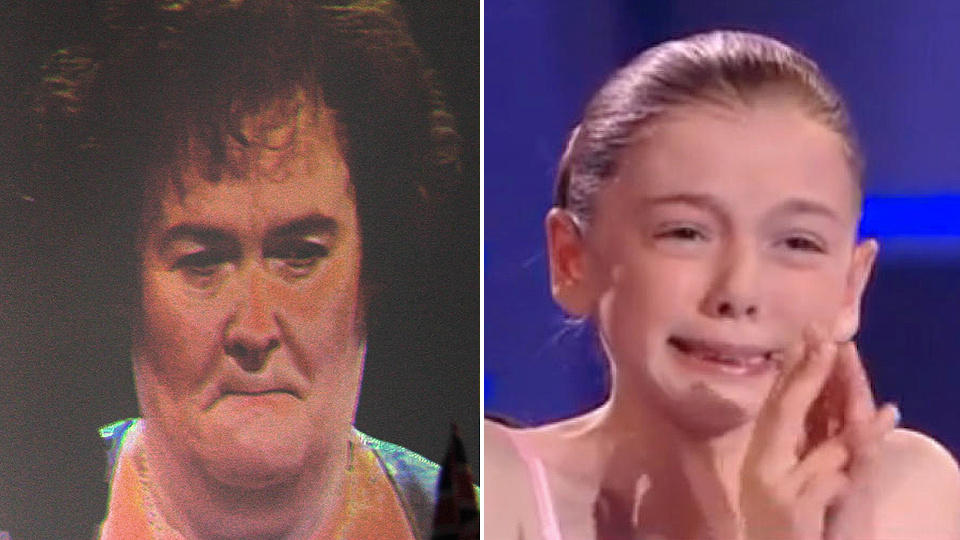 PUBLIKUM REAGERTE: Det britiske tilsynsorganet Ofcom mottok n�r 350 klager p� �Britain's got talent�, men det var Hollie Steele (til h�yre) som engasjerte. Foto: DAVID CHESKIN/AP/SCANPIX og ITV/YOUTUBE